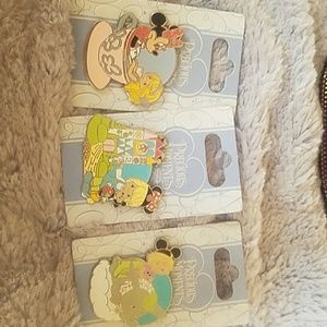 3 Disney precious moments pins